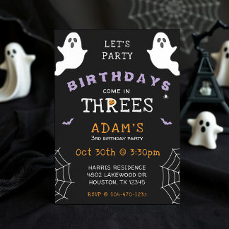 Halloween 3. Geburtstag kommt in Threshs Ghost Got Einladung