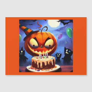 Halloween 3 - Geburtstag Magnetkarte