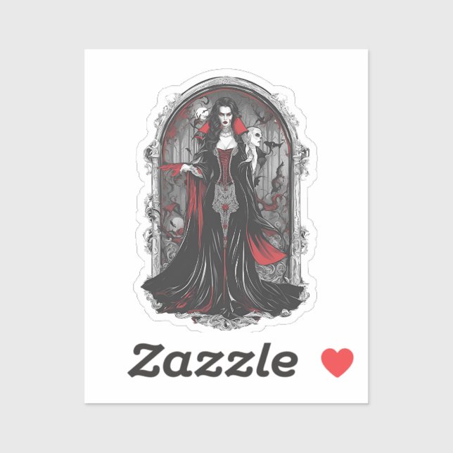 Halloween 4 Vampire, beängstigendes Monster, Horro Aufkleber (Blatt)