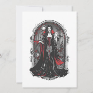 Halloween 4 Vampire, beängstigendes Monster, Horro Einladung