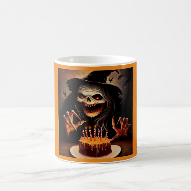 Halloween 5 - Geburtstag Kaffeetasse (Mittel)