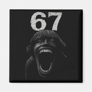Halloween 67 Scp Horror Gesicht Gruseliges Kostüm Magnet