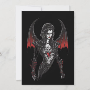 Halloween 6 vampire, b, beängstigendes Monster, Ho Einladung