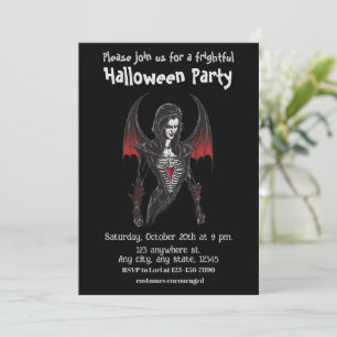 Halloween, 6 Vampire, erschreckend, beängstigend, Einladung