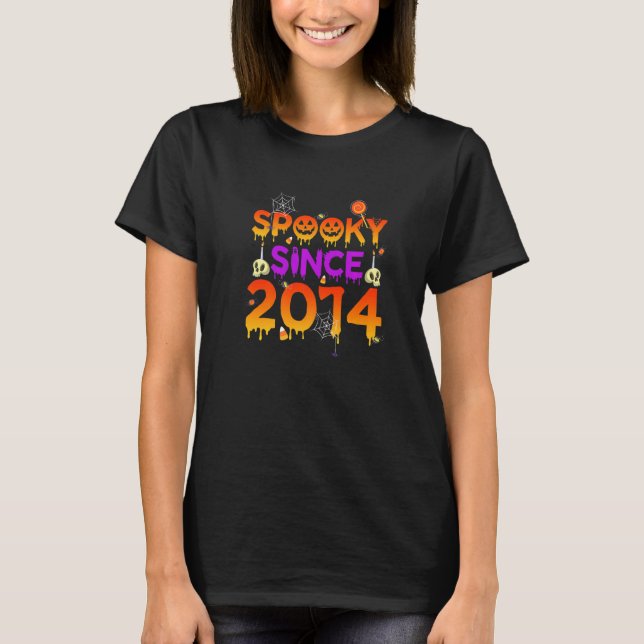 Halloween 8. Geburtstag T-Shirt (Vorderseite)