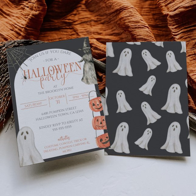 Halloween 90er Ästhetische Party Einladung (Von Creator hochgeladen)