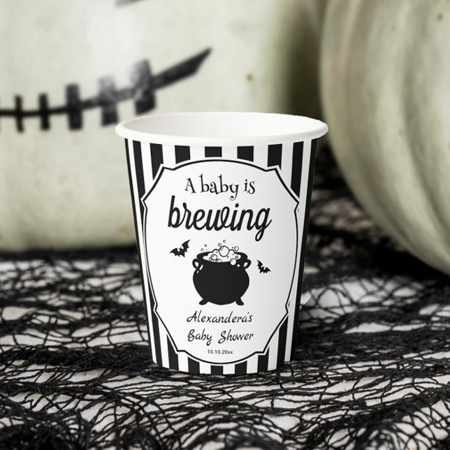 Halloween A Baby wird Baby-Dusche brauen Pappbecher (Von Creator hochgeladen)