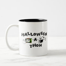 Halloween-a-thon 2-seitige Tasse