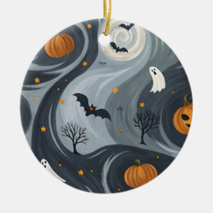 Halloween-Abend Keramik Ornament