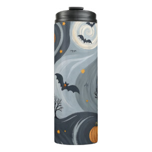 Halloween-Abend Thermosbecher