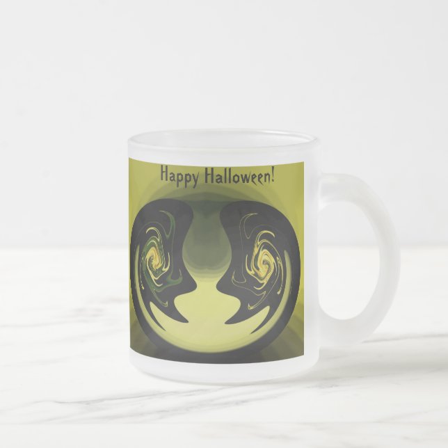 Halloween Abstrakt Glass Tasse Varieté Set (Rechts)