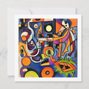 Halloween abstrakt karte