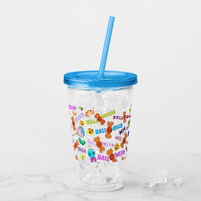 Halloween Acryltrinkbecher (Rückseite Ice)