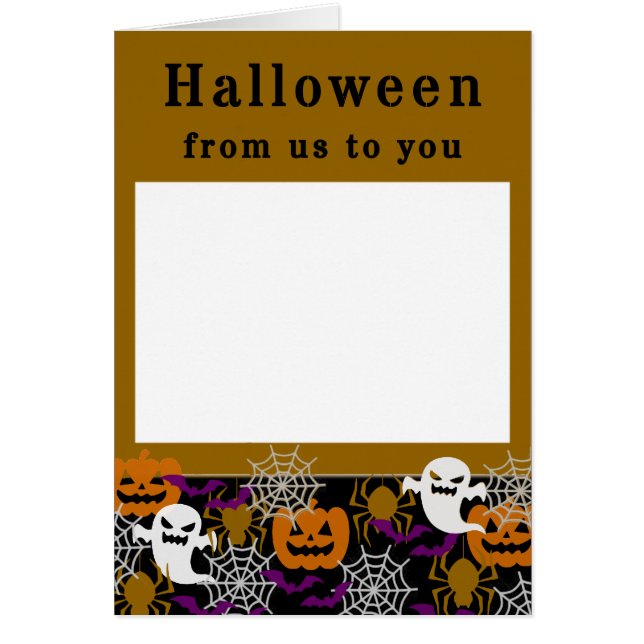 Halloween Add Your Own Family Foto (Vorne)
