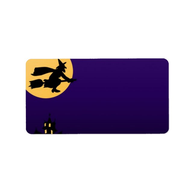 Halloween-Adresslabel Adressaufkleber (Vorne)