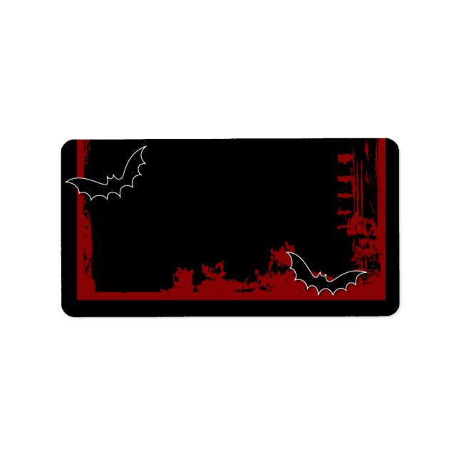 Halloween-Adressmarken Adressaufkleber (Vorne)