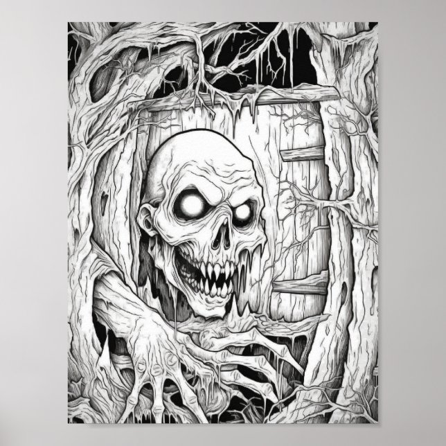 Halloween Aduloring Poster (Vorne)