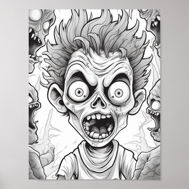 Halloween Aduloring Poster (Vorne)