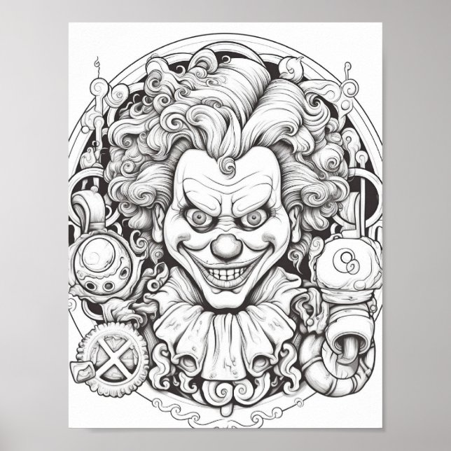 Halloween Aduloring Poster (Vorne)
