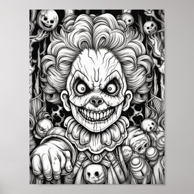Halloween Aduloring Poster (Vorne)