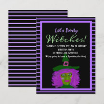 Halloween Adult Hexen Party Einladung
