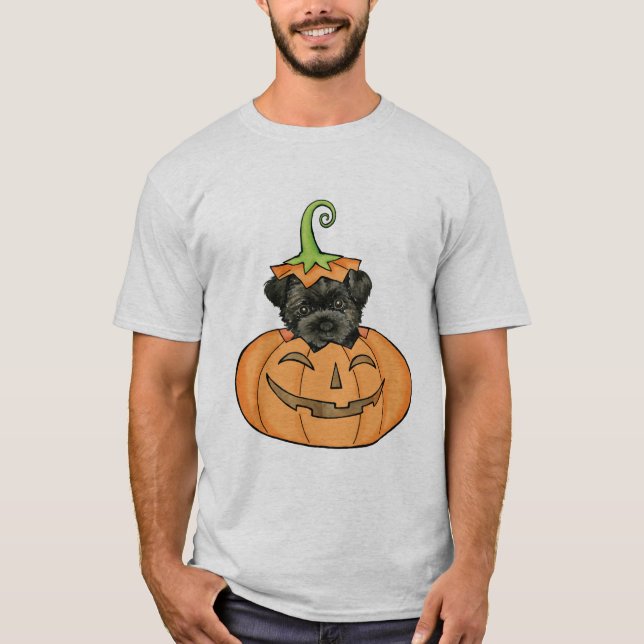 Halloween Affenpinscher T-Shirt (Vorderseite)