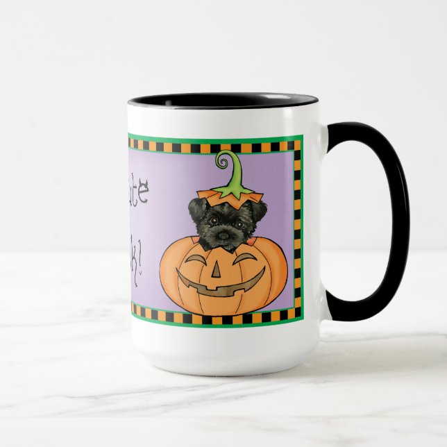 Halloween Affenpinscher Tasse (Rechts)