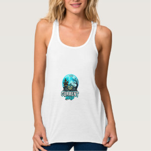 Halloween aktuelle Stimmung Grusel-Kürbis Tank Top