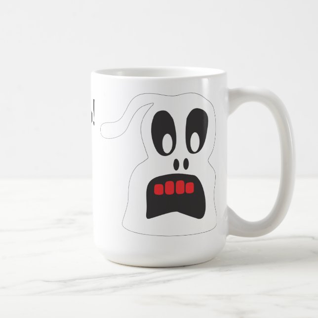 Halloween Albern Ghost Kaffeetasse (Rechts)