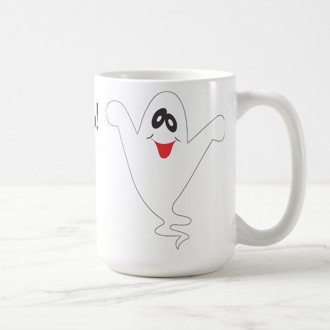 Halloween Albern Ghost Kaffeetasse (Rechts)