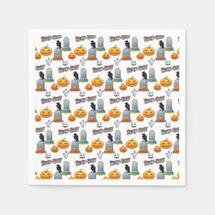 Halloween alberner Monster Serviette