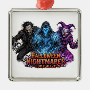 Halloween-Albträume werden lebendig – Gruseliger H Ornament Aus Metall