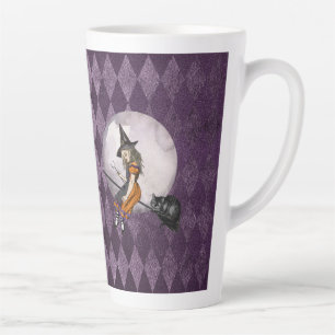 Halloween Alice im Wunderland Cheshire-Katze Mond Milchtasse