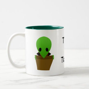Halloween Alien Vampire Zweifarbige Tasse