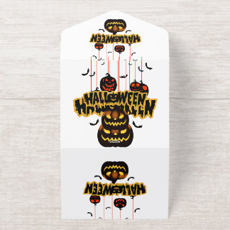 Halloween All-in-One-Einladung