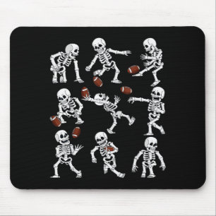 Halloween American Football Skelette Lustige Männe Mousepad