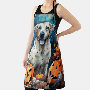 Halloween Anatolischer Schäferhund mit Pumpkins Be Schürze