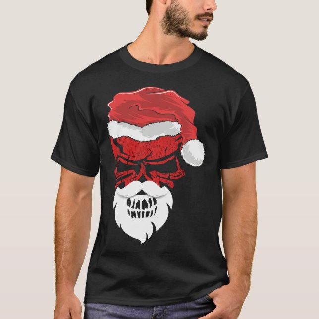 Halloween and Christmas Skull Graphic Tees Hallowe (Vorderseite)