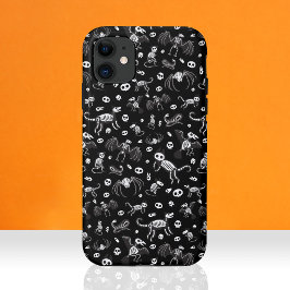 Halloween Animal Bats Hunde Katzen Spinnen Skelett Case-Mate iPhone Hülle