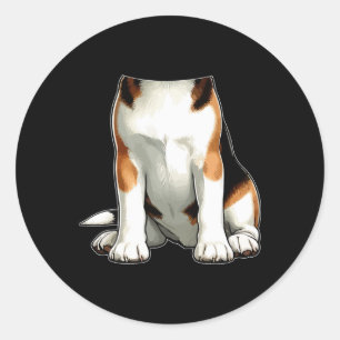 Halloween Animal Costume Cosplay Beagle Match P Runder Aufkleber