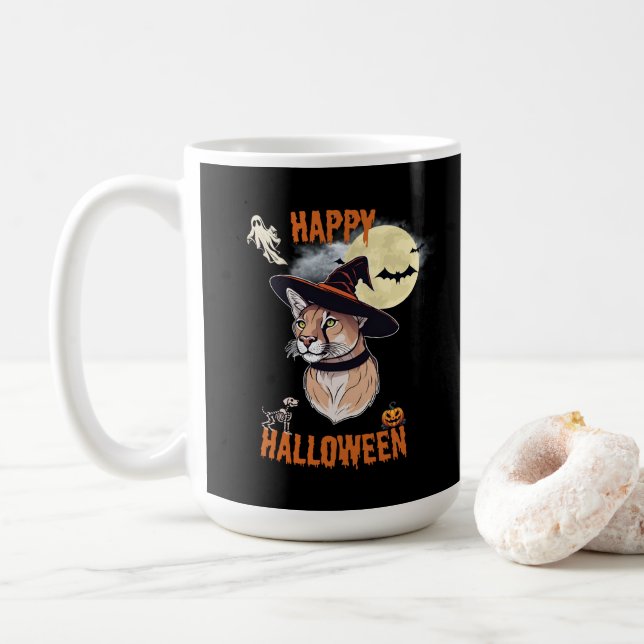 halloween animals kaffeetasse (Mit Donut)