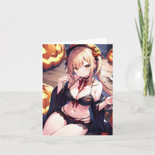 Halloween Anime E Karte