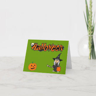 Halloween-Anmerkungs-Karte Karte