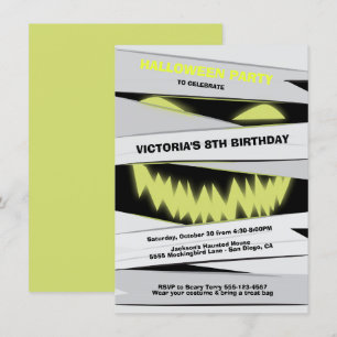 Halloween Anniversaire Mummy invitations