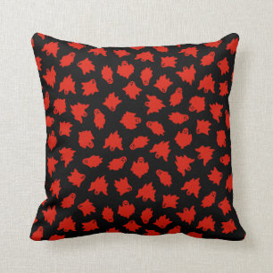 Halloween Anpassen Roter Geist Baumwolle 16"X16" Kissen