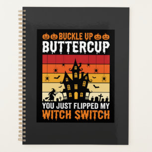 Halloween Anschnallen Butterblume Hexen Schalter D Planer