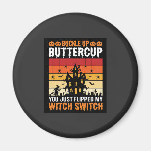 Halloween Anschnallen Buttercup Hexen Schalter Des Magnet
