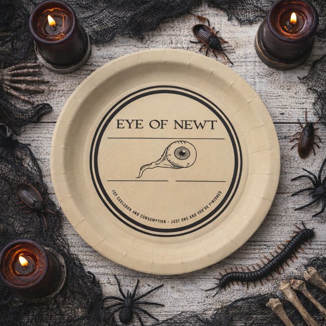 Halloween Apotheke Molchaugen Pappteller (Von Creator hochgeladen)