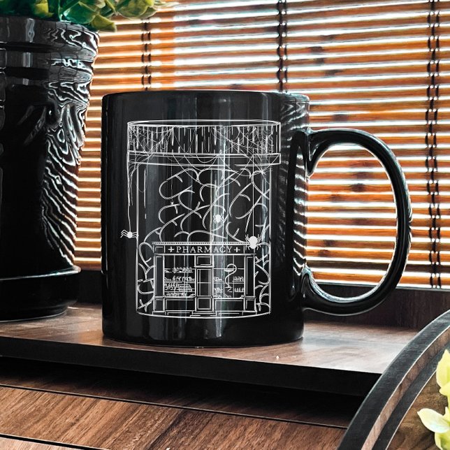Halloween-Apotheker, Funny-Apotheker Kaffeetasse (Von Creator hochgeladen)