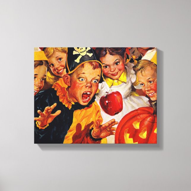 Halloween Apple Bobing Impression (Recto)